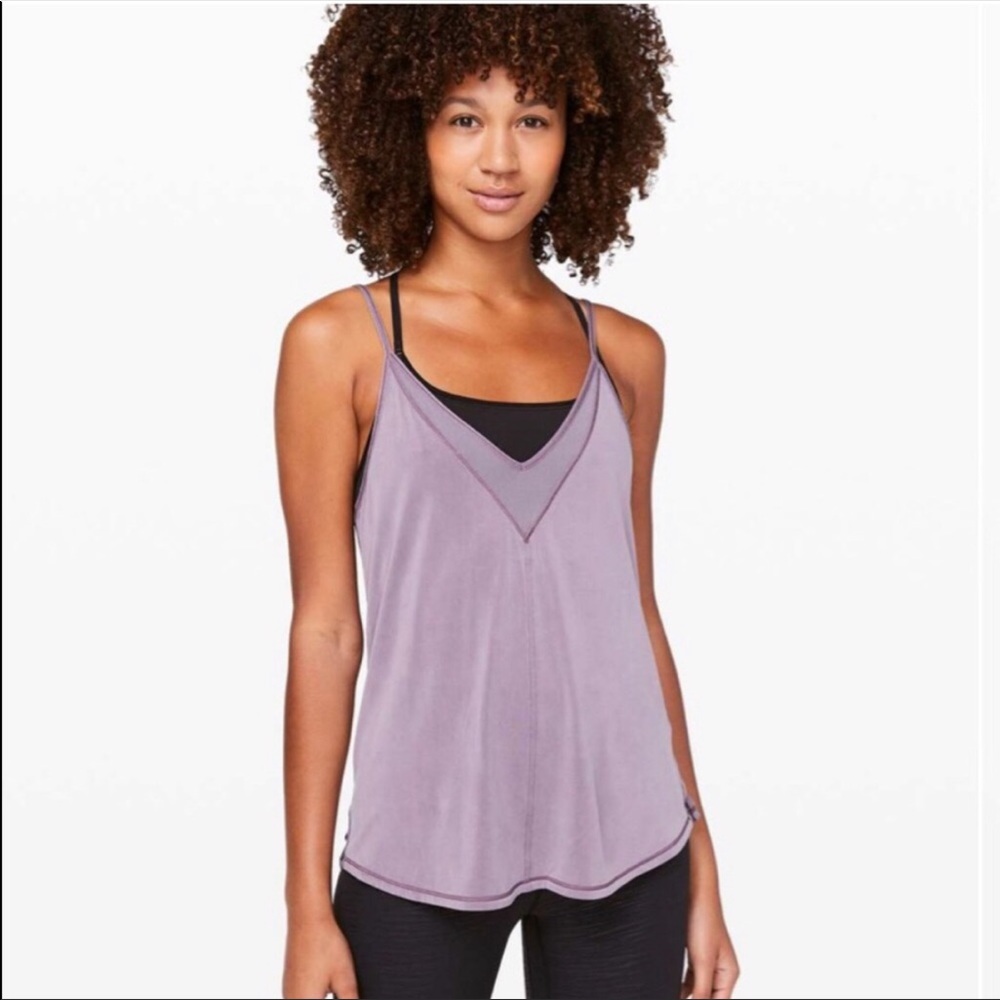 SALE!!!! NWOT Lululemon Flow in Elegance top in Frosted Mulberry size 10